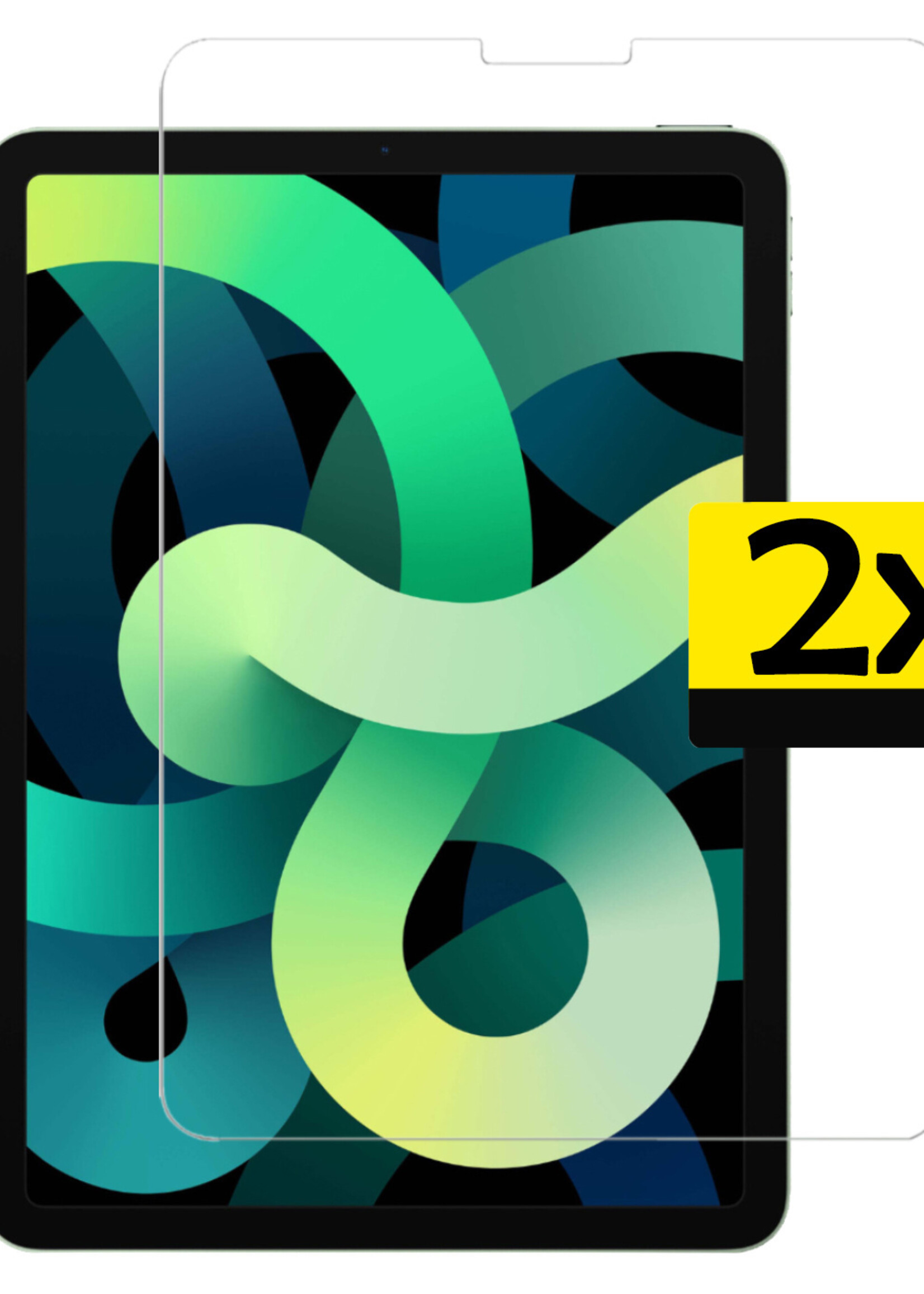 LUQ Screenprotector Geschikt voor iPad Air 2022 Screenprotector Bescherm Glas Tempered Glass Screen Protector - Screen Protector Geschikt voor iPad Air 2022 Screenprotector - 2 Stuks