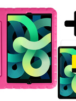 LUQ LUQ iPad Air 5 Kinderhoes Met 2x Screenprotector - Roze
