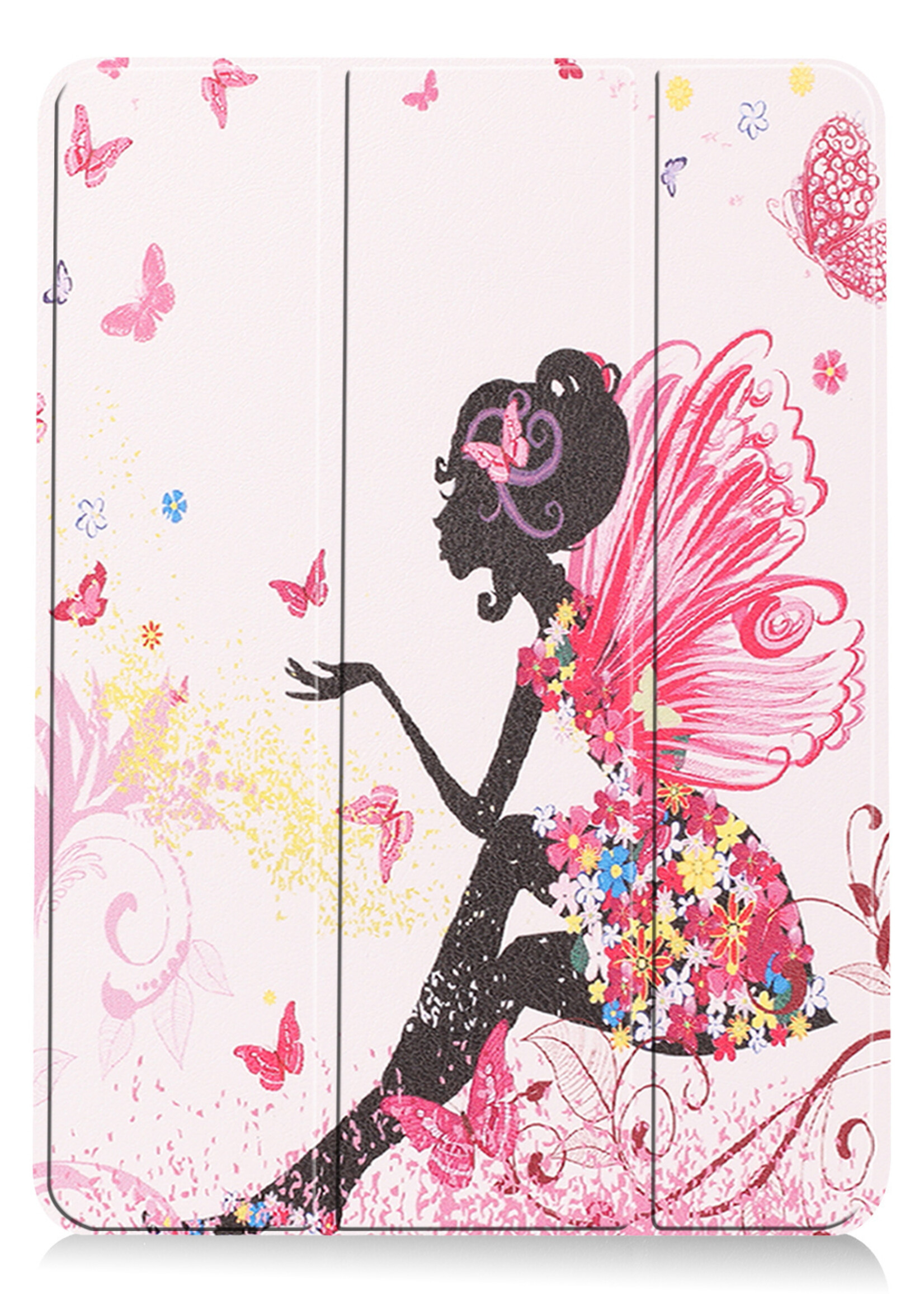 LUQ Hoes Geschikt voor iPad Air 2022 Hoes Luxe Hoesje Book Case - Hoesje Geschikt voor iPad Air 5 2022 Hoes Cover - Elfje