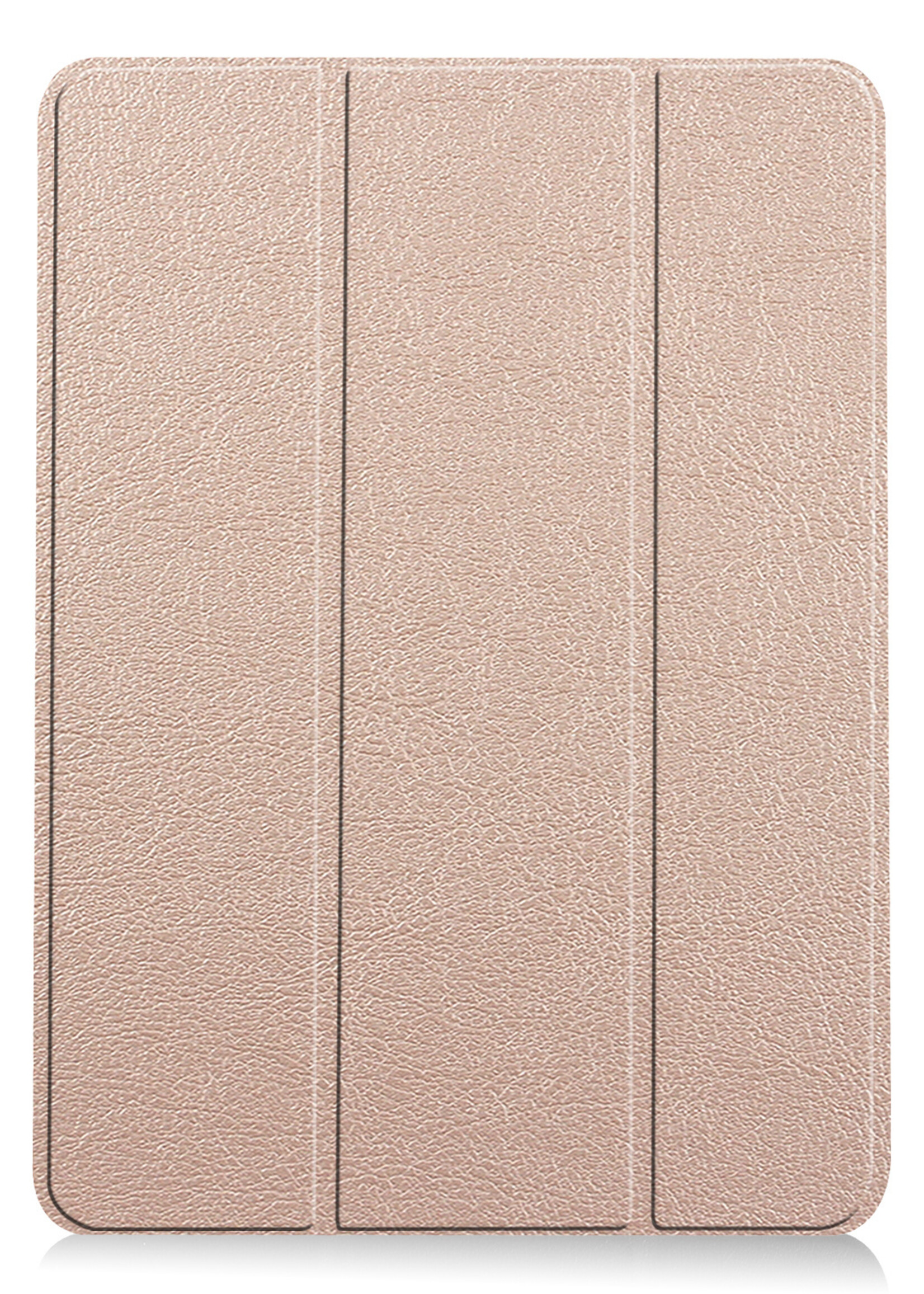 LUQ Hoes Geschikt voor iPad Air 2022 Hoes Luxe Hoesje Book Case - Hoesje Geschikt voor iPad Air 5 2022 Hoes Cover - Goud