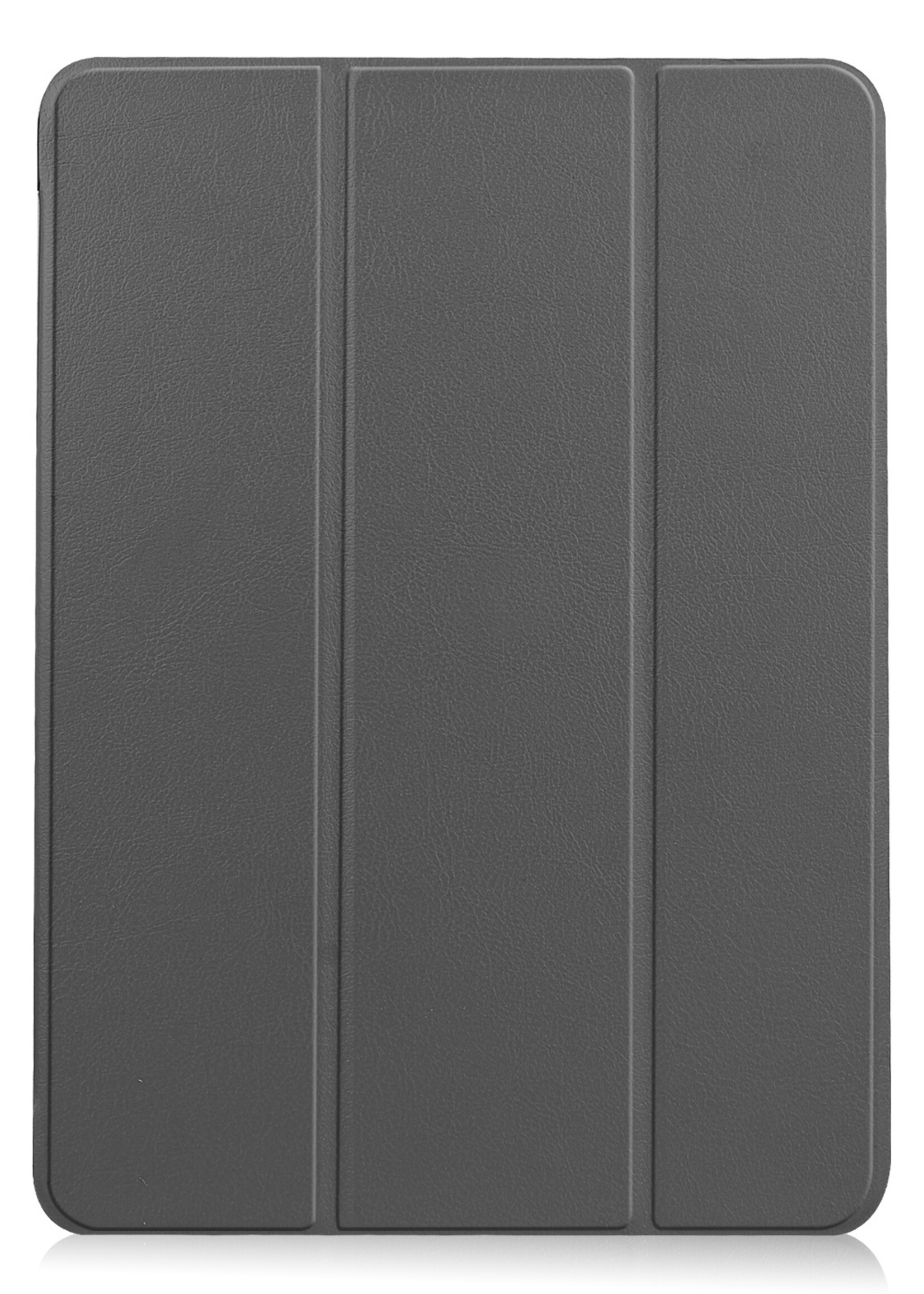 LUQ Hoes Geschikt voor iPad Air 2022 Hoes Luxe Hoesje Book Case - Hoesje Geschikt voor iPad Air 5 2022 Hoes Cover - Grijs