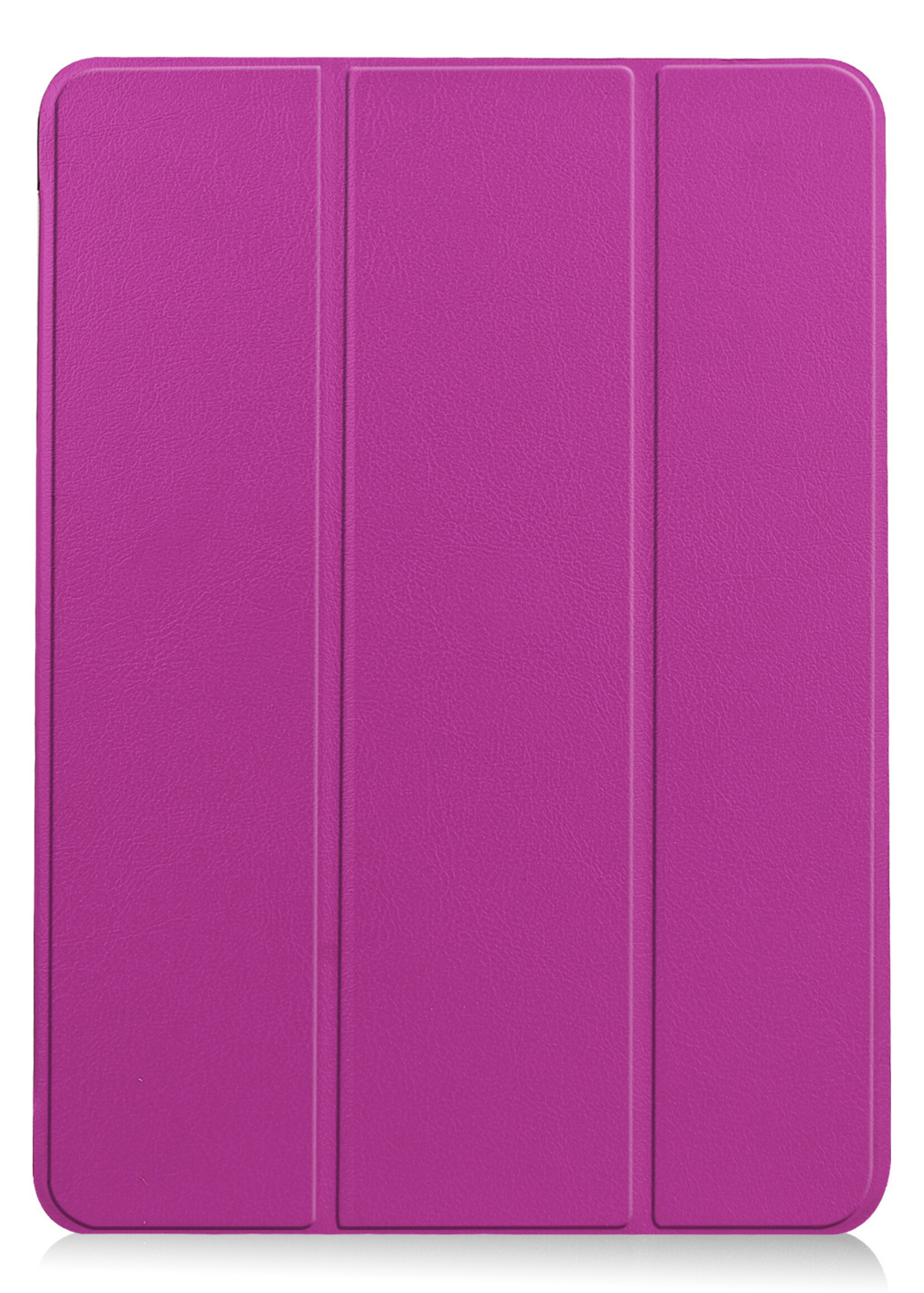 LUQ Hoes Geschikt voor iPad Air 2022 Hoes Luxe Hoesje Book Case - Hoesje Geschikt voor iPad Air 5 2022 Hoes Cover - Paars