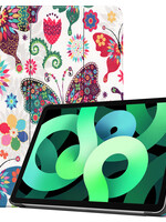 LUQ LUQ iPad Air 5 Hoesje - Vlinders