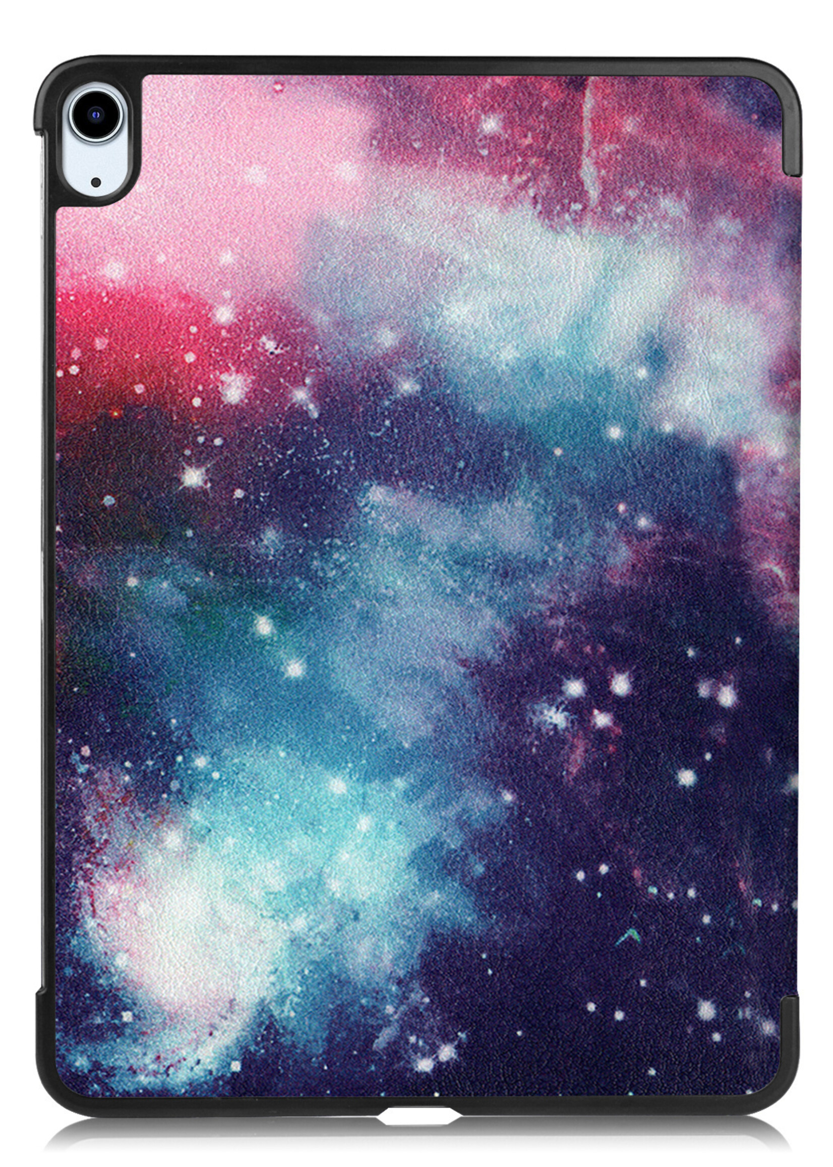 LUQ Hoes Geschikt voor iPad Air 2022 Hoes Luxe Hoesje Book Case Met Screenprotector - Hoesje Geschikt voor iPad Air 5 2022 Hoes Cover - Galaxy