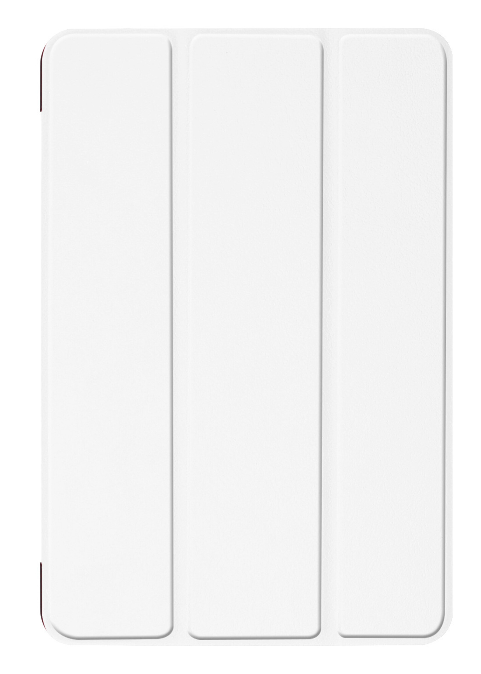 LUQ Hoes Geschikt voor iPad Mini 6 Hoes Luxe Hoesje Book Case Met Screenprotector - Hoesje Geschikt voor iPad Mini 6 Hoes Cover - Wit