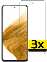 LUQ LUQ Samsung Galaxy A53 Screenprotector Glas - 3 PACK