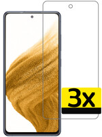 LUQ Samsung Galaxy A53 Screenprotector Glas - 3 PACK