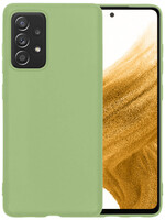 LUQ LUQ Samsung Galaxy A53 Hoesje Siliconen - Groen
