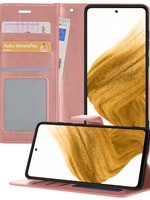 LUQ LUQ Samsung Galaxy A53 Hoesje Bookcase - Rose Goud