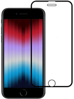LUQ LUQ iPhone SE 2022 Screenprotector Glas Full Cover 3D