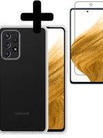 LUQ LUQ Samsung Galaxy A53 Hoesje Shockproof Met Screenprotector