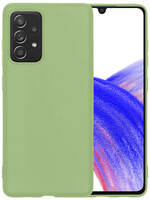 LUQ LUQ Samsung Galaxy A33 Hoesje Siliconen - Groen
