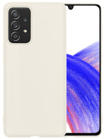 LUQ LUQ Samsung Galaxy A33 Hoesje Siliconen - Wit