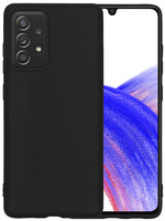 LUQ LUQ Samsung Galaxy A33 Hoesje Siliconen - Zwart