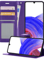 LUQ LUQ Samsung Galaxy A33 Hoesje Bookcase - Paars