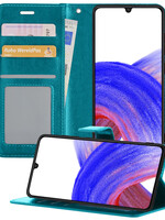 LUQ LUQ Samsung Galaxy A33 Hoesje Bookcase - Turquoise