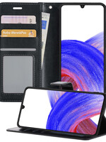 LUQ LUQ Samsung Galaxy A33 Hoesje Bookcase - Zwart