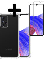 LUQ LUQ Samsung Galaxy A33 Hoesje Shockproof Met Screenprotector