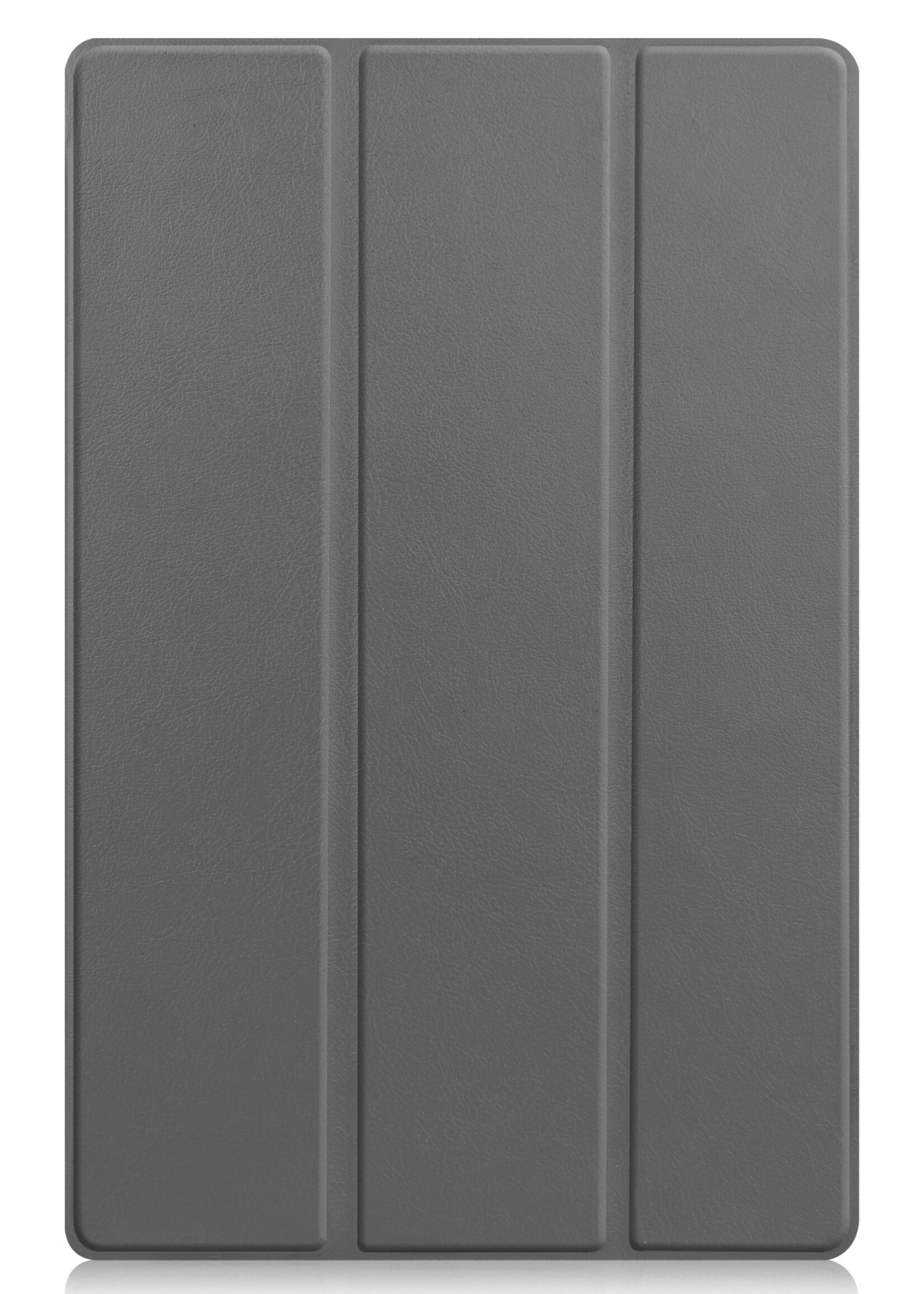 LUQ Hoes Geschikt voor Lenovo Tab P11 Hoes Luxe Hoesje Book Case Met Screenprotector - Hoesje Geschikt voor Lenovo Tab P11 Hoes Cover - Grijs