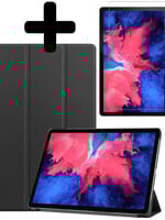 LUQ LUQ Lenovo Tab P11 Hoes Met Screenprotector - Zwart