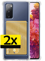 LUQ LUQ Samsung Galaxy S20FE Hoesje Pashouder - 2 PACK
