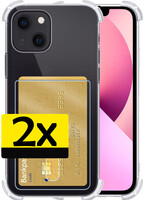LUQ LUQ iPhone 13 Hoesje Pashouder - 2 PACK
