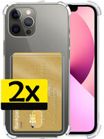 LUQ LUQ iPhone 13 Pro Max Hoesje Pashouder - 2 PACK
