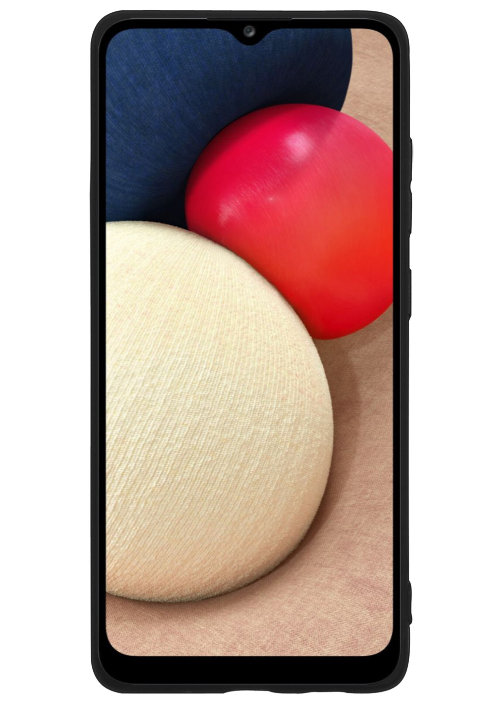 LUQ Hoesje Geschikt voor Samsung A03s Hoesje Siliconen Case - Hoes Geschikt voor Samsung Galaxy A03s Hoes Siliconen - Zwart - 2 Stuks