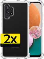 LUQ LUQ Samsung Galaxy A13 4G Hoesje Shockproof - Transparant - 2 PACK
