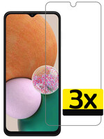 LUQ LUQ Samsung Galaxy A13 4G Screenprotector Glas - 3 PACK
