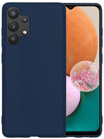 LUQ LUQ Samsung Galaxy A13 4G Hoesje Siliconen - Donkerblauw