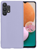 LUQ LUQ Samsung Galaxy A13 4G Hoesje Siliconen - Lila