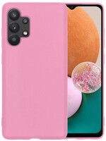 LUQ LUQ Samsung Galaxy A13 4G Hoesje Siliconen - Lichtroze