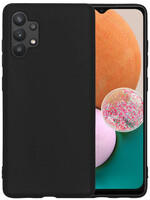 LUQ LUQ Samsung Galaxy A13 4G Hoesje Siliconen - Zwart