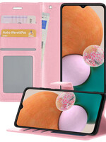 LUQ LUQ Samsung Galaxy A13 4G Hoesje Bookcase - Lichtroze