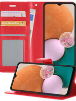 LUQ LUQ Samsung Galaxy A13 4G Hoesje Bookcase - Rood