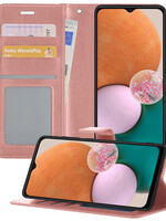 LUQ Samsung Galaxy A13 4G Hoesje Bookcase - Rose Goud