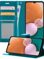 LUQ LUQ Samsung Galaxy A13 4G Hoesje Bookcase - Turquoise