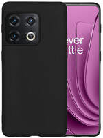 LUQ LUQ OnePlus 10 Pro Hoesje Siliconen - Zwart