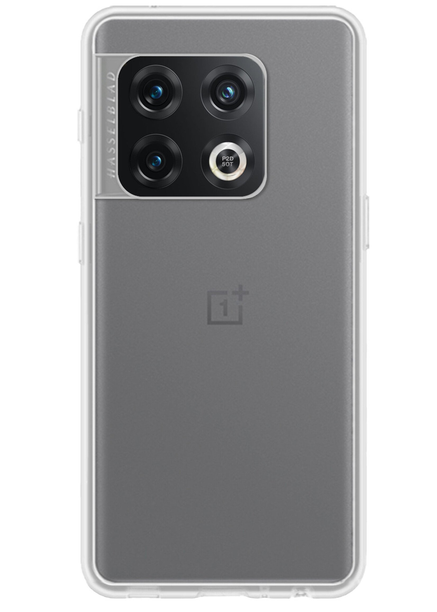 Hoesje Geschikt voor OnePlus 10 Pro Hoesje Siliconen Case - Hoes Geschikt voor OnePlus 10 Pro Hoes Siliconen - Transparant - 2 Stuks