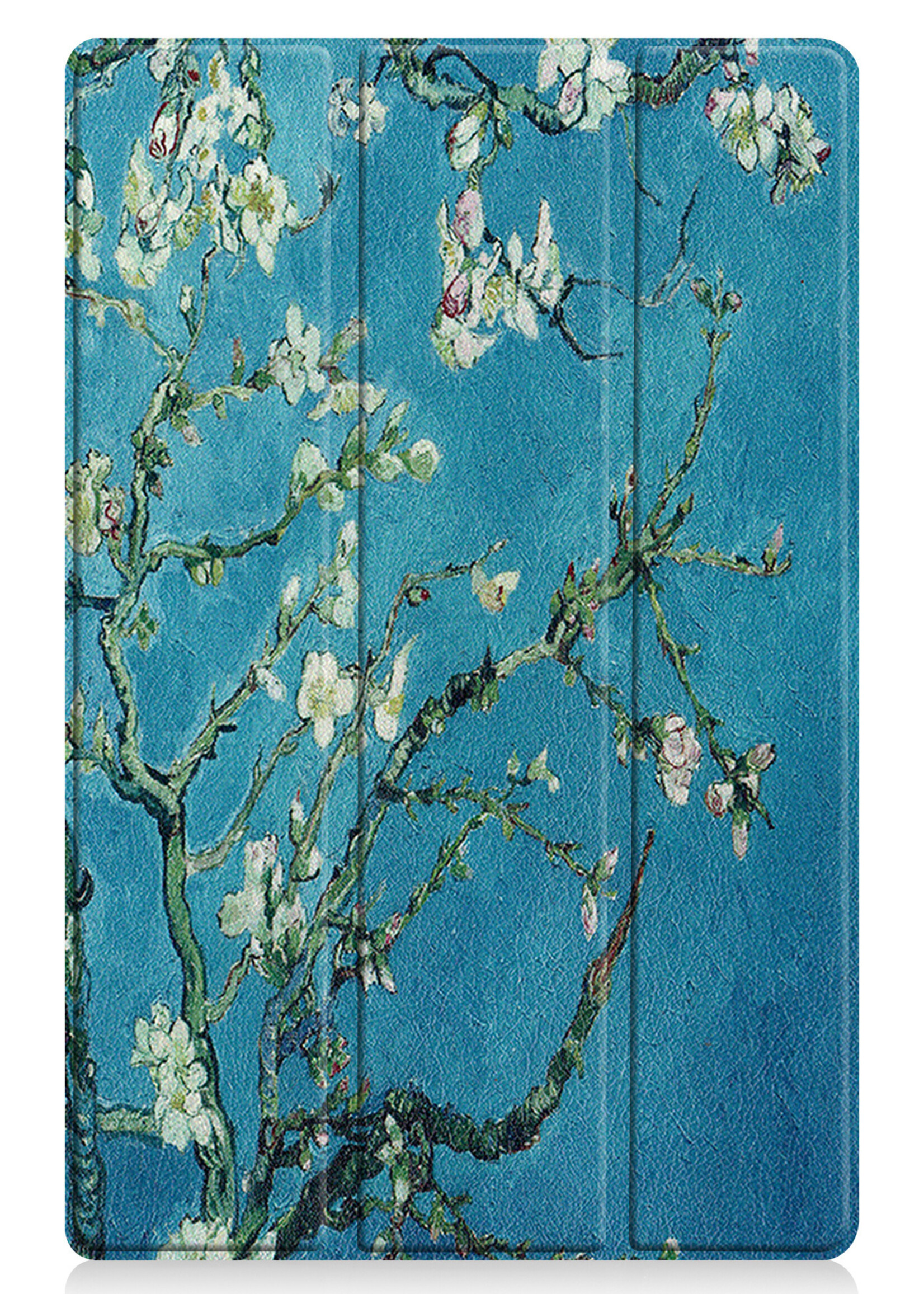 LUQ Hoes Geschikt voor Lenovo Tab P11 Plus Hoes Luxe Hoesje Book Case - Hoesje Geschikt voor Lenovo Tab P11 Plus Hoes Cover - Bloesem