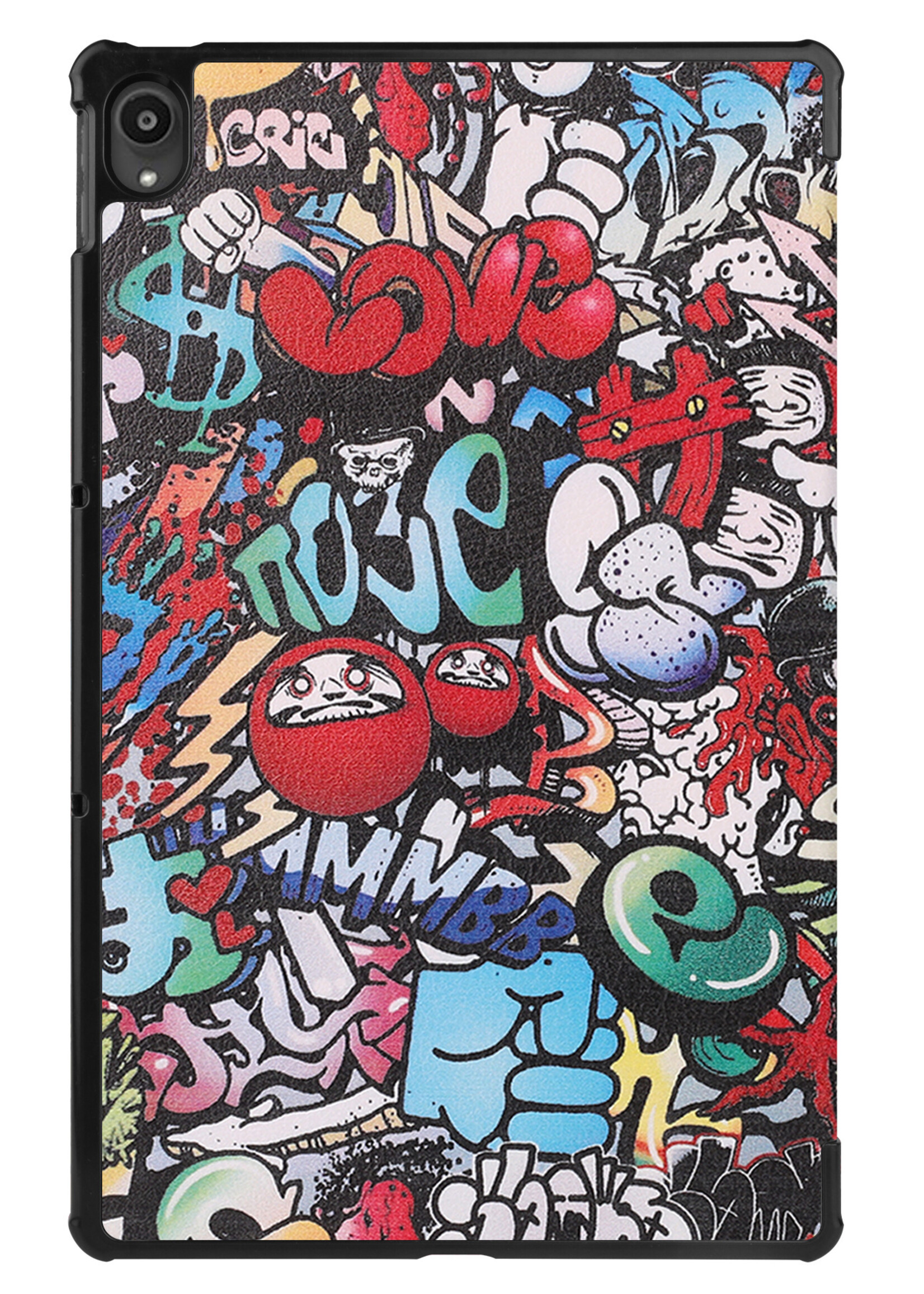 LUQ Hoes Geschikt voor Lenovo Tab P11 Plus Hoes Luxe Hoesje Book Case - Hoesje Geschikt voor Lenovo Tab P11 Plus Hoes Cover - Graffity