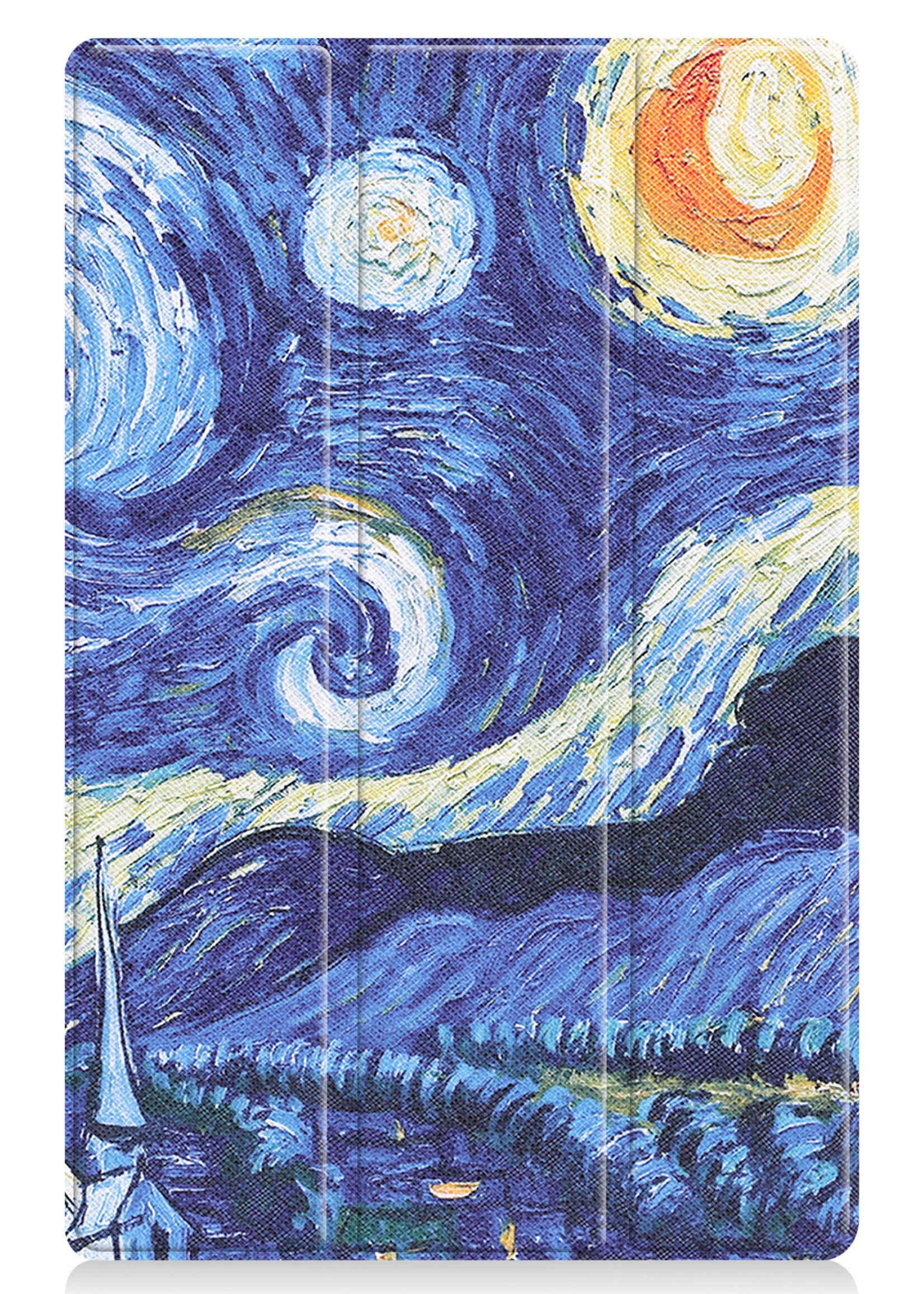 LUQ Hoes Geschikt voor Lenovo Tab P11 Plus Hoes Luxe Hoesje Book Case - Hoesje Geschikt voor Lenovo Tab P11 Plus Hoes Cover - Sterrenhemel