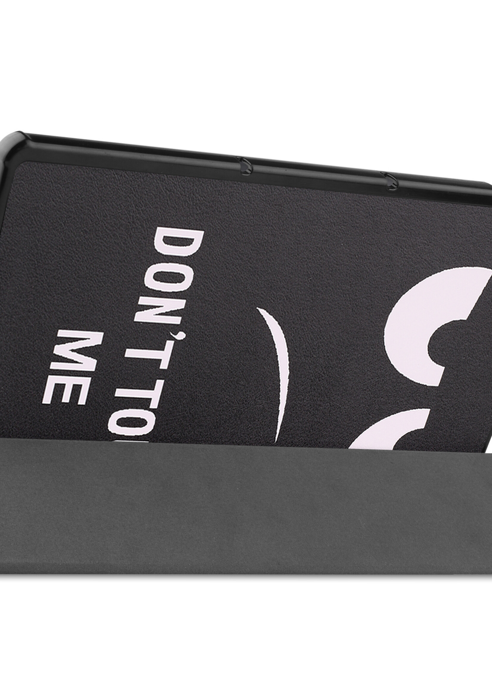 LUQ Hoes Geschikt voor Lenovo Tab P11 Plus Hoes Luxe Hoesje Book Case Met Screenprotector - Hoesje Geschikt voor Lenovo Tab P11 Plus Hoes Cover - Don't Touch Me