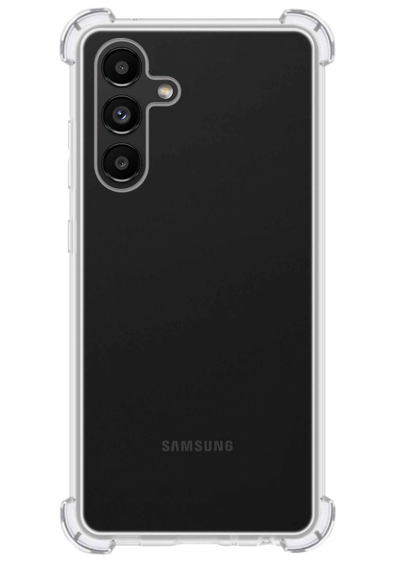 LUQ Hoesje Geschikt voor Samsung A13 5G Hoesje Shockproof Case Siliconen - Hoes Geschikt voor Samsung Galaxy A13 5G Hoes Cover Siliconen - Transparant