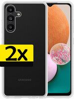 LUQ LUQ Samsung Galaxy A13 5G Hoesje Siliconen - Transparant - 2 PACK