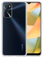 LUQ LUQ OPPO A16 Hoesje Siliconen - Transparant