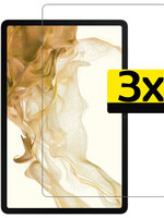 LUQ LUQ Samsung Galaxy Tab S8 Screenprotector - 3 PACK