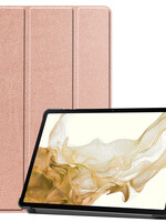 LUQ Samsung Galaxy Tab S8 Hoes - Rose Goud