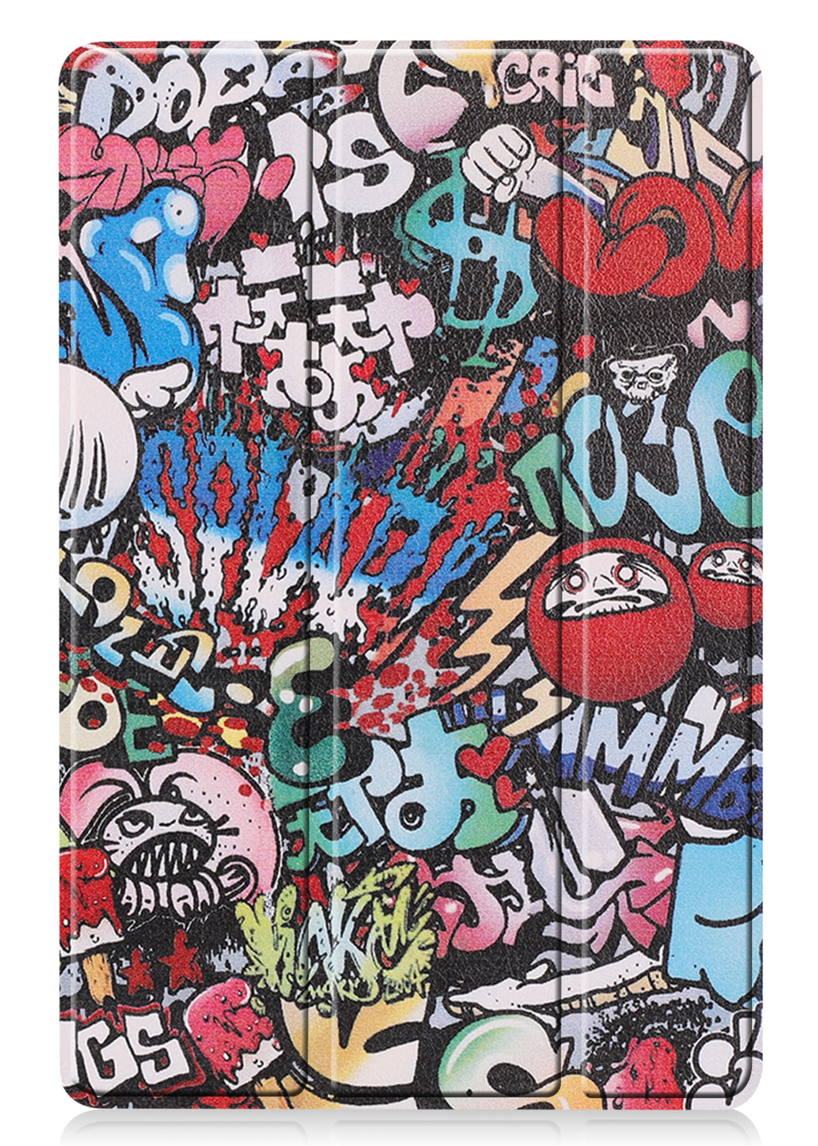 LUQ Hoes Geschikt voor Samsung Galaxy Tab S8 Plus Hoes Luxe Hoesje Book Case - Hoesje Geschikt voor Samsung Tab S8 Plus Hoes Cover - Graffity